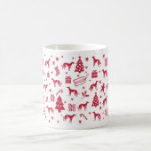 Mug Mahratta Greyhound Design de Noël (Centre)