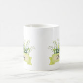 Mug Mai Fleur de naissance Lys personnalisées de la va (Centre)