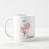 Mug Mai Flower personnalisé (Gauche)
