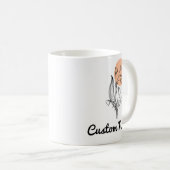 Mug Mai Mois de naissance Fleur Lys de la vallée Anniv (Devant droit)