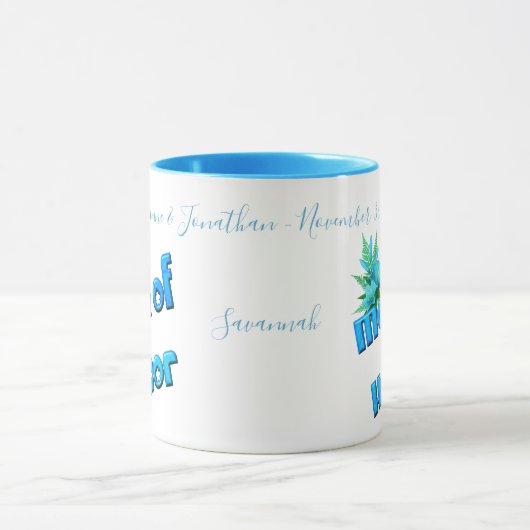 Mug Maid Of Honor Cute Personalized Wedding  (Centre)