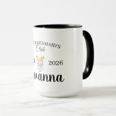Mug Maid of Honor, I do Crew, Personalize  (Devant droit)