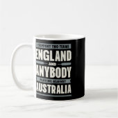 Mug Maillot de cricket anglais deux équipes pas d'Aust (Gauche)