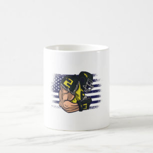 Mug Maillot de fan de football américain drapeau États