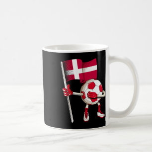 Mug Maillot de foot du Danemark Drapeau danois Footll
