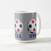 Mug Maillot de foot USA (Devant droit)