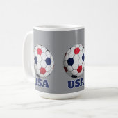 Mug Maillot de foot USA (Devant gauche)