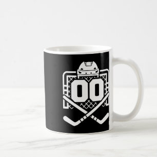 Mug Maillot de hockey numéro 00 Drôle de joueur de hoc