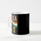 Mug Maillot de l'équipe de cricket indienne d'Inde (Devant gauche)