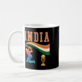 Mug Maillot de l'équipe de cricket indienne d'Inde (Gauche)