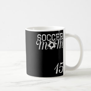 Mug Maillot de Maman de Foot Numéro 15 Joueur Favori #