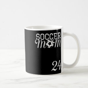 Mug Maillot de maman de foot Numéro 24 Joueur préféré