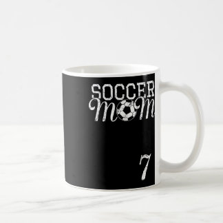 Mug Maillot de maman de foot numéro 7 Joueur préféré #