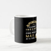 Mug Mailman Day Postman Mail Post Offre d'emploi (Devant gauche)