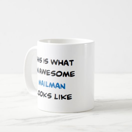 Mug mailman, génial (Devant gauche)
