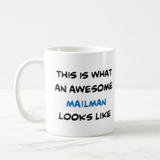 Mug mailman, génial (Gauche)