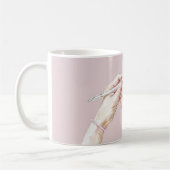 Mug Main avec stylo : Note à soi-même (Gauche)