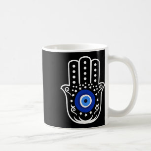 Mug Main de Hamsa Fatima Oeil de Tigre Turc Protection