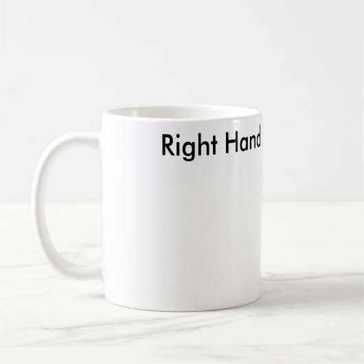 Mug Main droite. Main gauche. Main gauche. Main droite (Gauche)