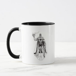 Mug Main noire avec crâne 3