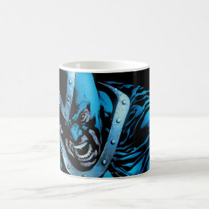 Mug Main noire avec le panneau de crâne