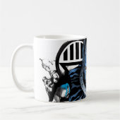 Mug Main noire - Collage bleu (Gauche)