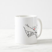 Mug Main personnalisée (Devant droit)