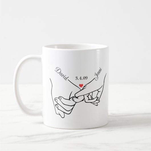 Mug Main personnalisée (Gauche)