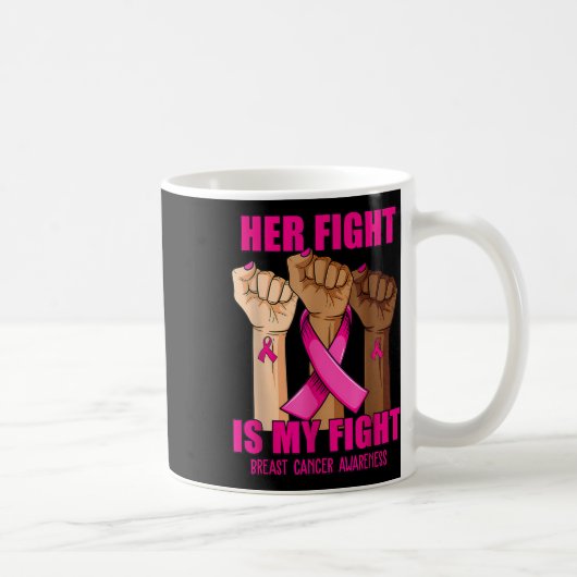Mug Main Son Combat Est Mon Combat Conscience Du Cance (Droite)