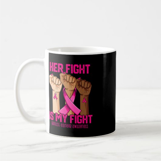 Mug Main Son Combat Est Mon Combat Conscience Du Cance (Gauche)