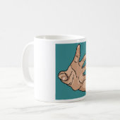 Mug Main tendue en perspective (Devant gauche)