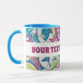 Mug Main Tirée Par EDDArt - Étoiles Et Coeurs 1 (Gauche)