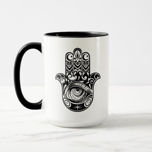 Mug Main Zendoodle de Hamsa (Gauche)