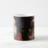 Mug Maine Coon avec Noël Festif du Père Noël (Centre)
