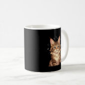 Mug Maine Coon Cat Meme It's Fine I'm Fine Everything' (Devant droit)