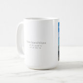 Mug Maine de l'île de Kitten, grande bouillie de café (Devant gauche)
