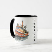 Mug Maine Downeast Bateau Pêche (Devant gauche)