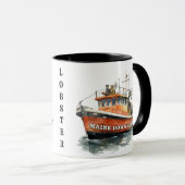 Mug Maine Downeast Bateau Pêche (Devant droit)