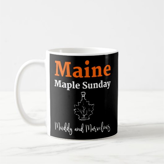 Mug Maine Maple Sunday Mudgar House Maple Leaf Sy (Gauche)