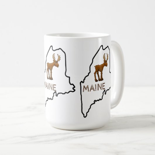 Mug Maine Moose (Devant droit)