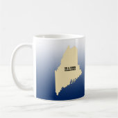 Mug - Maine State Map avec la ville (Gauche)