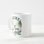 Mug Maine Wilderness Scenic Forest Design (Devant gauche)