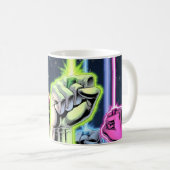 Mug Mains dans l'air avec anneaux -Couleur (Devant droit)