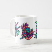 Mug Mains de dessin monstre (Devant gauche)
