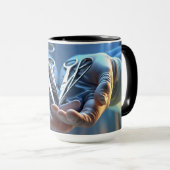 Mug Mains de guérison (Devant droit)