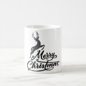 Mug Mains De Noël Écrite, Cerf De Jumping Et Flocon De (Centre)