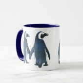 MUG MAINS DE TENUE DE COUPLE PENGUIN (Devant gauche)