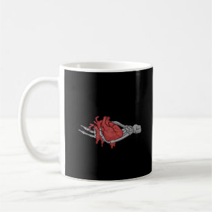 Mug Mains du squelette du coeur