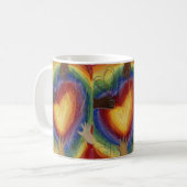 Mug Mains et Coeur Diversité Amour Art Custom Coffee C (Devant gauche)