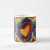 Mug Mains et Coeur Diversité Amour Art Custom Coffee C (Centre)